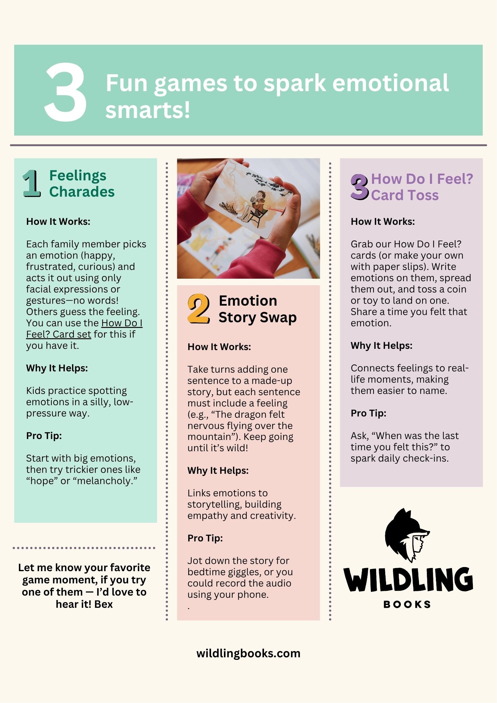 3 Fun Games to Spark Emotional Smarts! - Wildling Books