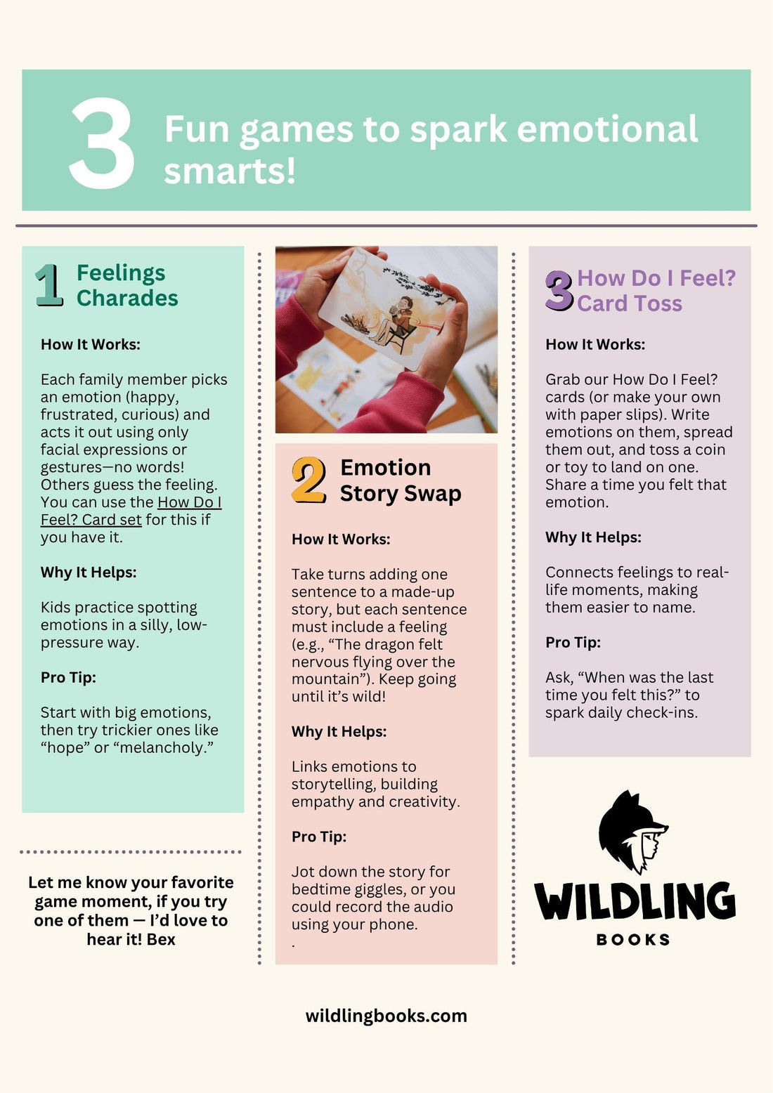 3 Fun Games to Spark Emotional Smarts! - Wildling Books