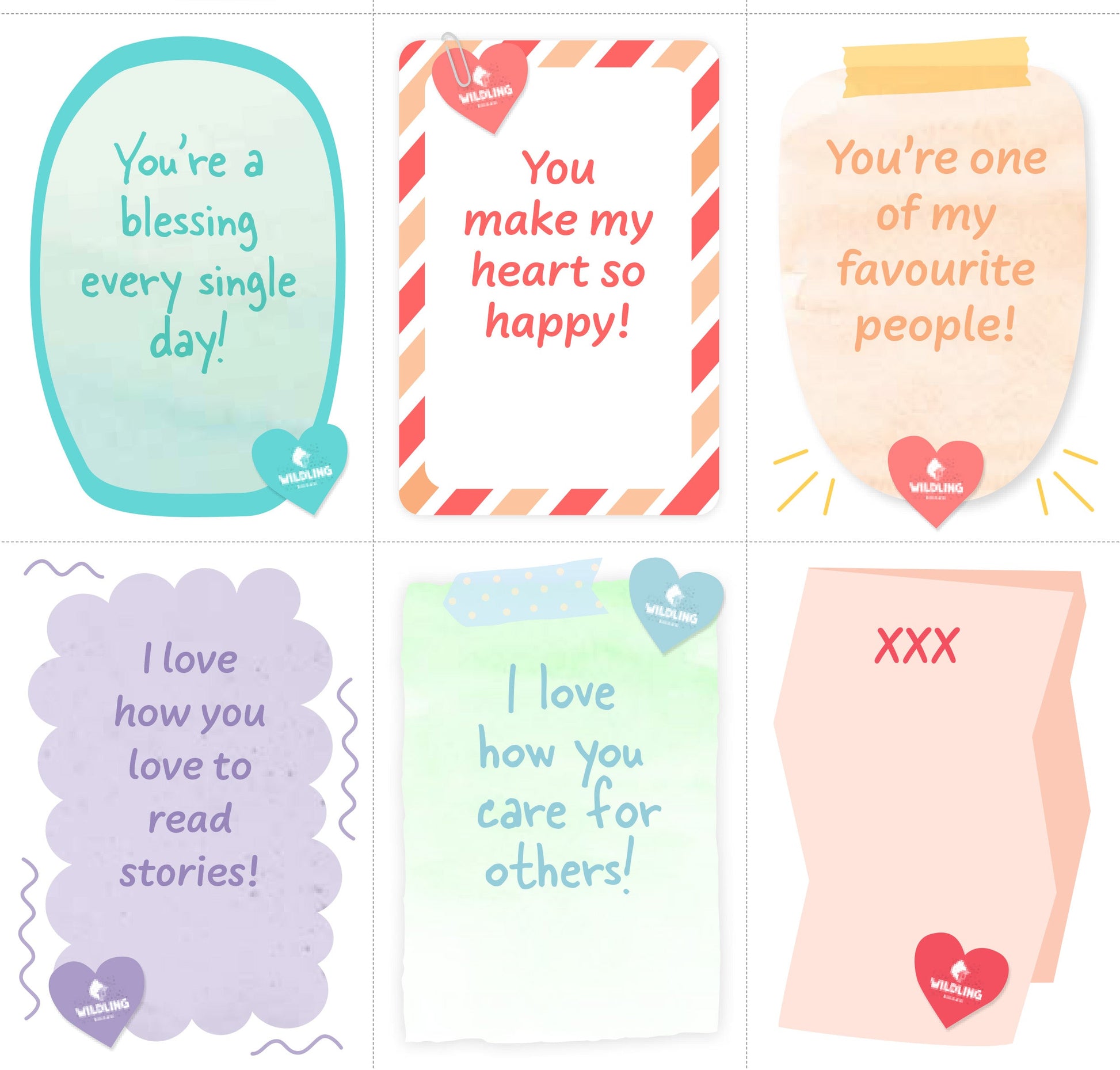 Love Notes - for children - Wildling Books