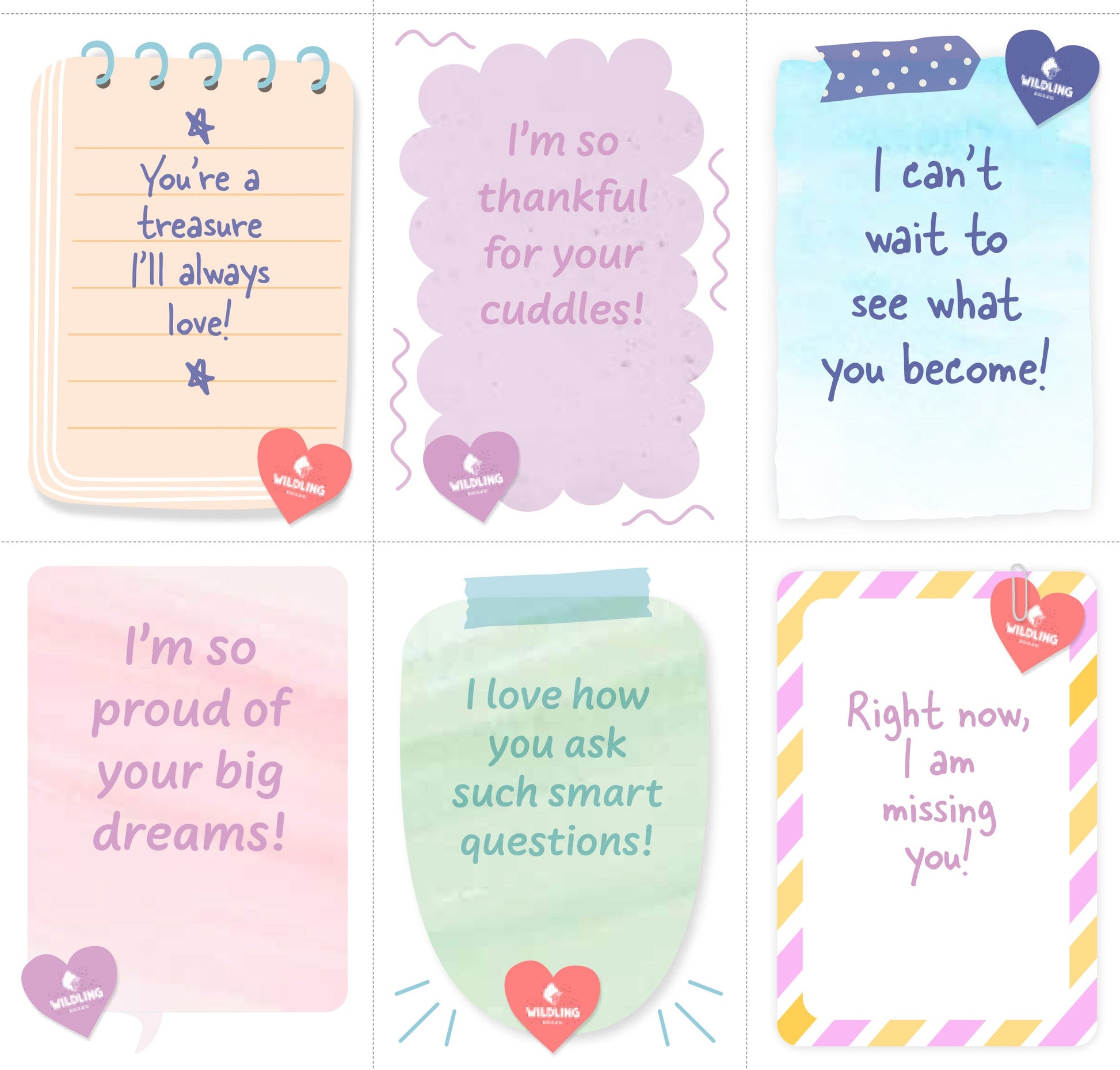 Love Notes - for children - Wildling Books